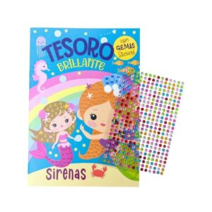 Sirenas Sticker con Gemas - Tesoro Brillante