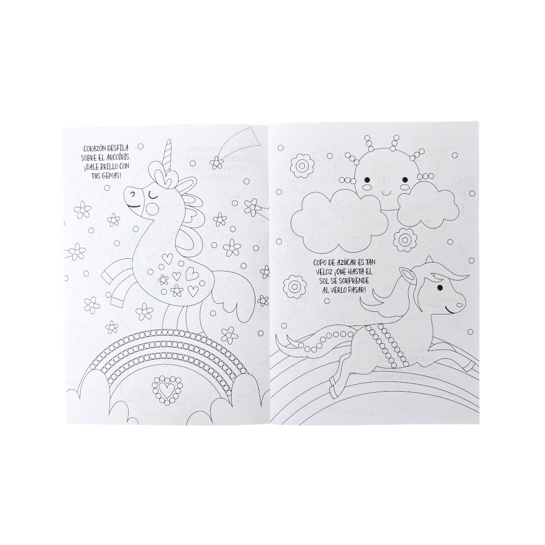 Unicornios Sticker con Gemas - Tesoro Brillante - Imagen 2